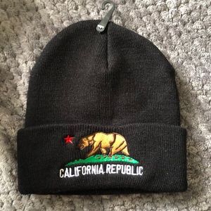 California Republic Black beanie